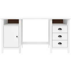 vidaXL Bureau Hill 150x50x74 cm Bois de pin solide
