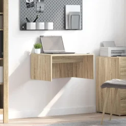 Meubles De Bureau-vidaXL Bureau mural Chêne Sonoma 60 x 45 x 30 cm Bois d'ingénierie Ch&ecirc;ne sonoma
