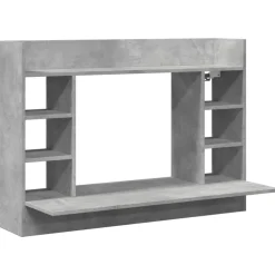 vidaXL Bureau mural 105x48x75 cm bois d'ingénierie