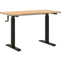 vidaXL Bureau 120 x 60 cm Bois de chêne massif