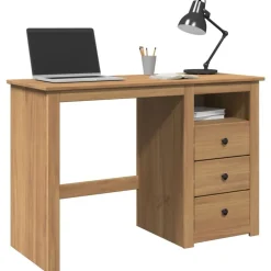 Meubles De Bureau-vidaXL Bureau PANAMA 112x45x75 cm bois massif de pin