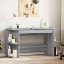 Meubles De Bureau-vidaXL Bureau 140x50x75 cm bois d'ingénierie Sonoma gris
