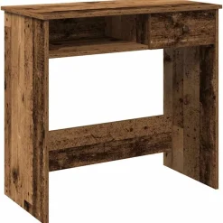 Meubles De Bureau-vidaXL Bureau style 80x40x75 cm bois d'ingénierie Vieux bois