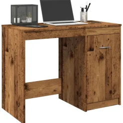 Meubles De Bureau-vidaXL Bureau 100x50x76 cm bois d'ingénierie Vieux bois