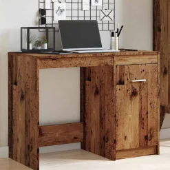 Meubles De Bureau-vidaXL Bureau 100x50x76 cm bois d'ingénierie Vieux bois