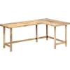 vidaXL Bureau 180x120x76 cm Bois de manguier massif
