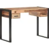 vidaXL Bureau 110x50x76 cm Bois solide