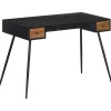 Meubles De Bureau-vidaXL Bureau 117x56,5x75 cm teck massif récupéré