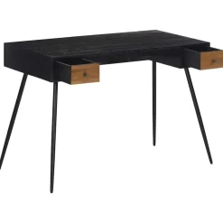 Meubles De Bureau-vidaXL Bureau 117x56,5x75 cm teck massif récupéré