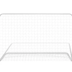 Divers Sports-vidaXL But de football avec filet 182x61x122 cm Acier Blanc