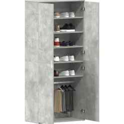 vidaXL Cabinet à chaussures avec étagère 80 x 39 x 178 cm