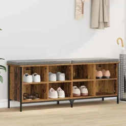 vidaXL Cabinet à chaussures avec étagère 131 x 35 x 50 cm