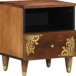 vidaXL Cabinet de chevet avec tiroir 40 x 33 x 46 cm