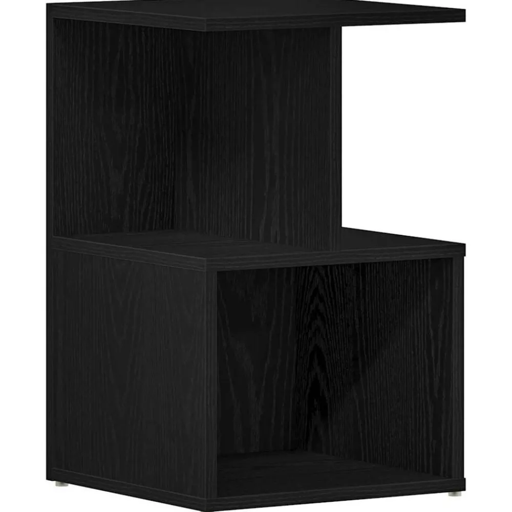 vidaXL Cabinet de chevet Chêne noir 35 x 35 x 55 cm Bois d'ingénierie