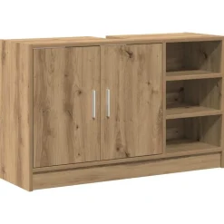 vidaXL Cabinet de salle de bain Chêne artisanal 90 x 29 x 55 cm