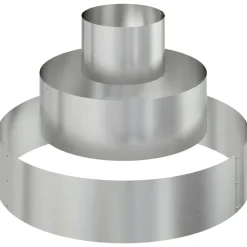 Pelouses & Jardins-vidaXL Cache-pot de jardin Argent 90 x 90 x 20 cm Acier galvanisé