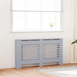Accessoires Pour Appareils Électroménagers-vidaXL Cache-radiateur 152x19x81,5 cm MDF Anthracite
