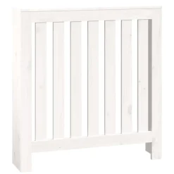 Accessoires Pour Appareils Électroménagers-vidaXL Cache-radiateur 79,5x19x84 cm Bois massif de pin Blanc