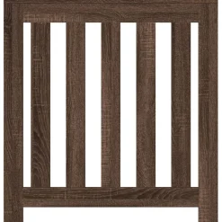 Accessoires Pour Appareils Électroménagers-vidaXL Cache-radiateur chêne marron 78x20x82 cm bois d'ingénierie Ch&ecirc;ne marron