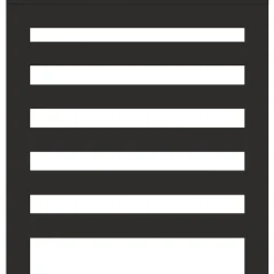 Accessoires Pour Appareils Électroménagers-vidaXL Cache-radiateur 78x20x82 cm bois d'ingénierie Noir