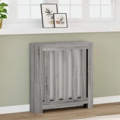 vidaXL Cache-radiateur 78x20x82 cm bois d'ingénierie