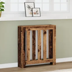 Accessoires Pour Appareils Électroménagers-vidaXL Cache-radiateur 78x20x82 cm bois d'ingénierie Vieux bois