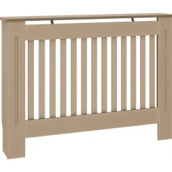 Accessoires Pour Appareils Électroménagers-vidaXL Cache-radiateur 112x19x81,5 cm MDF Naturel