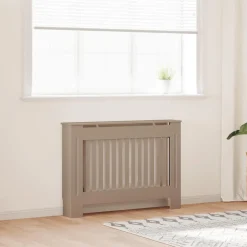 Accessoires Pour Appareils Électroménagers-vidaXL Cache-radiateur 112x19x81,5 cm MDF Naturel