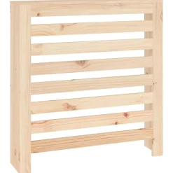 Accessoires Pour Appareils Électroménagers-vidaXL Cache-radiateur 79,5x19x84 cm Bois massif de pin Naturel