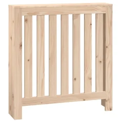 Accessoires Pour Appareils Électroménagers-vidaXL Cache-radiateur 79,5x19x84 cm Bois massif de pin Naturel
