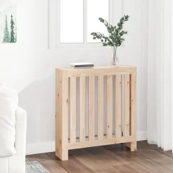 Accessoires Pour Appareils Électroménagers-vidaXL Cache-radiateur 79,5x19x84 cm Bois massif de pin Naturel
