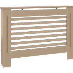 Accessoires Pour Appareils Électroménagers-vidaXL Cache-radiateur 112x19x81,5 cm MDF Marron