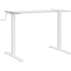 vidaXL Cadre de bureau debout (94-135)x60x(70-114) cm acier