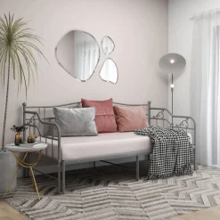 vidaXL Cadre de canapé-lit extensible sans matelas métal 90x200cm