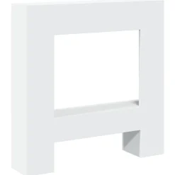 Accessoires Pour Cheminées & Poêles À Bois-vidaXL Cadre de cheminée 81x18x82 cm bois d'ingénierie Blanc