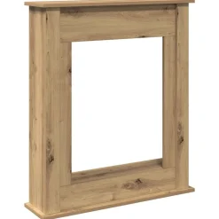 Accessoires Pour Cheminées & Poêles À Bois-vidaXL Cadre de cheminée chêne artisanal 75x20x87,5 cm bois ingénierie ch&ecirc;ne artisanal