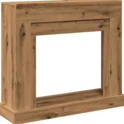 Accessoires Pour Cheminées & Poêles À Bois-vidaXL Cadre de cheminée chêne artisanal 100x30x87,5cm bois ingénierie ch&ecirc;ne artisanal