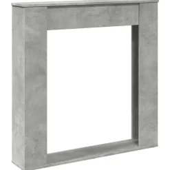 vidaXL Cadre de cheminée 100x20x100 cm bois d'ingénierie