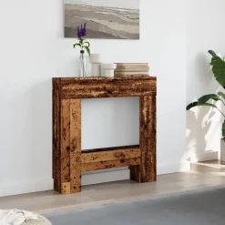 Accessoires Pour Cheminées & Poêles À Bois-vidaXL Cadre de cheminée 81x18x82 cm bois d'ingénierie Vieux bois