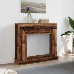 Accessoires Pour Cheminées & Poêles À Bois-vidaXL Cadre de cheminée 100x30x87,5 cm bois d'ingénierie Vieux bois