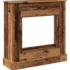 vidaXL Cadre de cheminée 90x30x90 cm bois d'ingénierie
