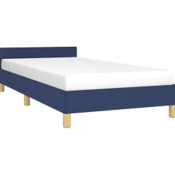 vidaXL Cadre de lit avec tête de lit sans matelas 80x200 cm tissu