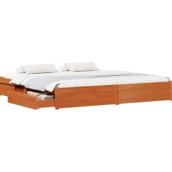 vidaXL Cadre de lit 180 x 200 cm Bois de Pin Massif