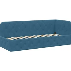vidaXL Cadre de lit d'angle 80 x 200 cm Velours