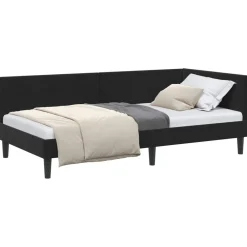vidaXL Cadre de lit d'angle 80 cm x 200 cm Velours
