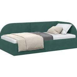 vidaXL Cadre de lit d'angle 80 cm x 200 cm Velours
