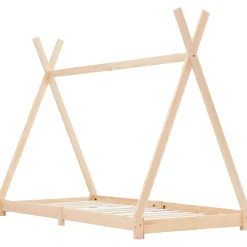 vidaXL Cadre de lit d'enfant Bois de pin massif 70x140 cm