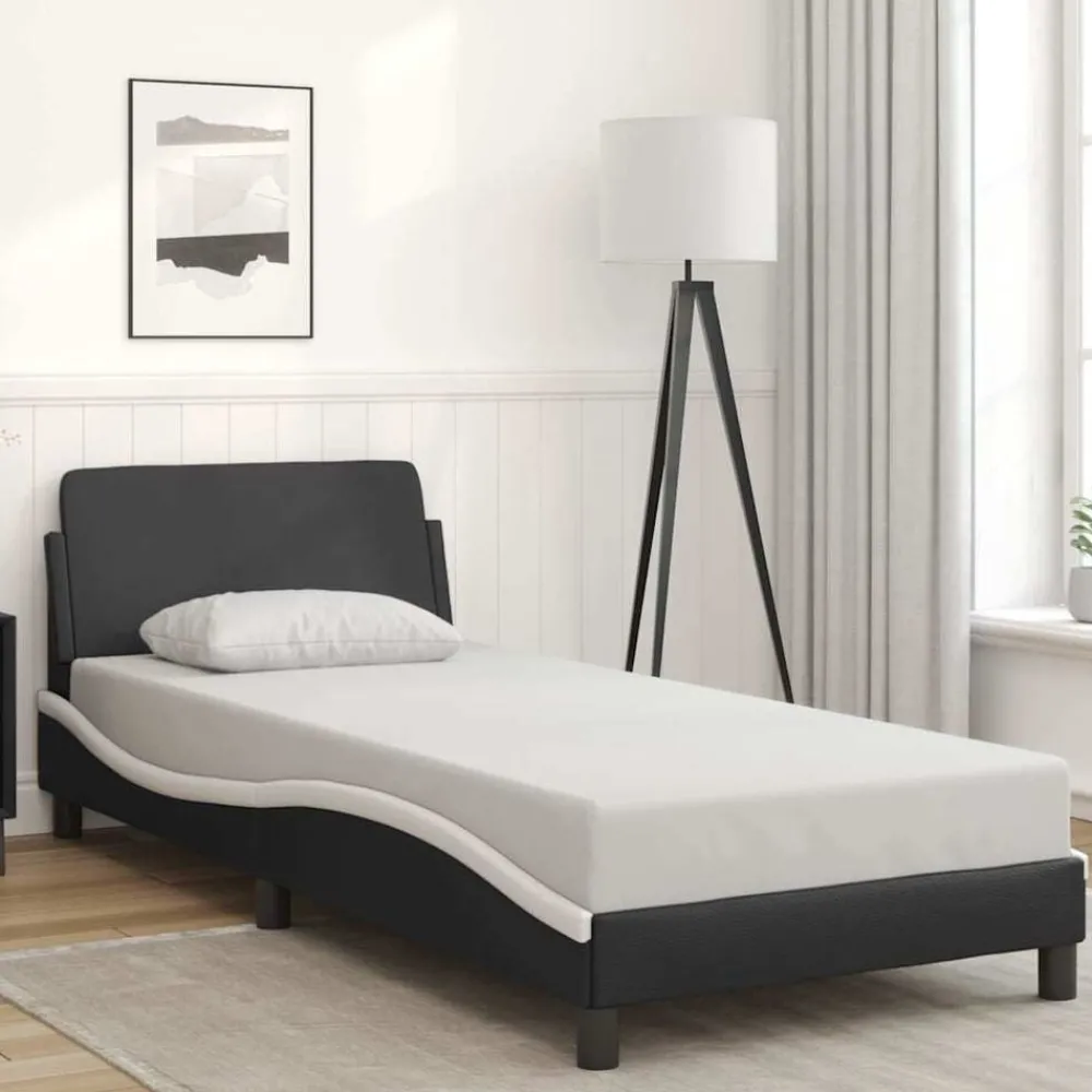 vidaXL Cadre de lit Dover 80x200 cm similicuir