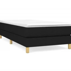 Lits & Accessoires-vidaXL Cadre de lit 80x200 cm tissu Noir