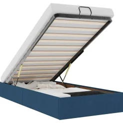 vidaXL Cadre de lit ottoman sans matelas 80x200 cm tissu